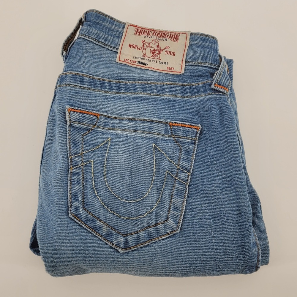[READ] True Religion Skinny Jeans 26 Blue Low Rise‎ Denim Womens